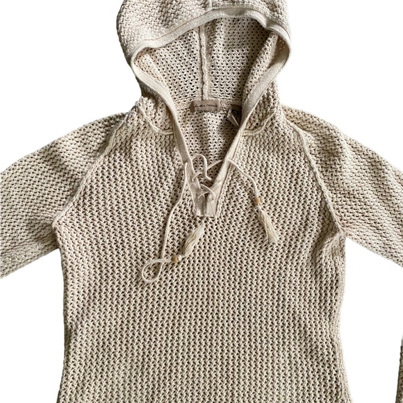 {I.E Relaxed} Crochet Pullover Hoodie - Picture 3 of 7